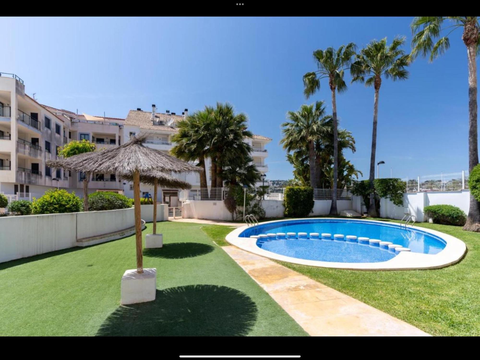 Stadscentrum Moraira Appartement El Sol De Moraira Met Zwembad Dış mekan fotoğraf