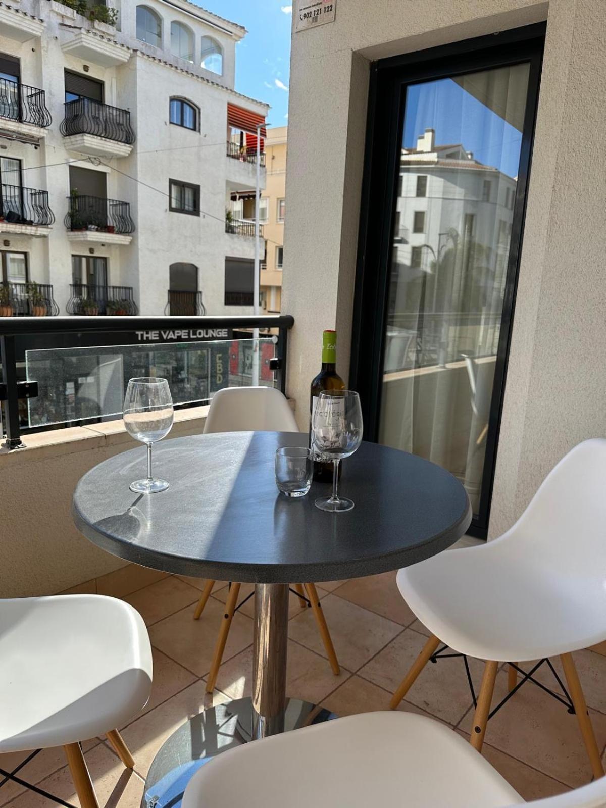 Stadscentrum Moraira Appartement El Sol De Moraira Met Zwembad Dış mekan fotoğraf